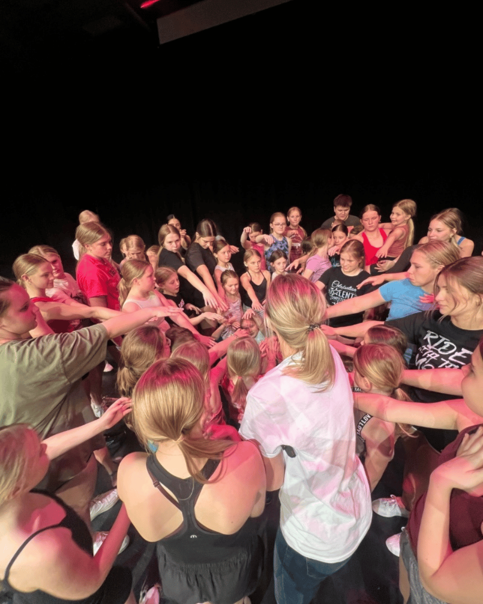 Group of dancers on stage at dance recital in Appleton Group of dancers on stage at dance recital in Appleton
