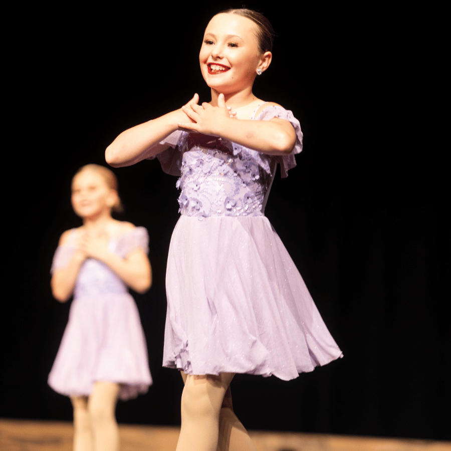 Lyrical Dancer on Stage with Dance Studio in Appleton, MN